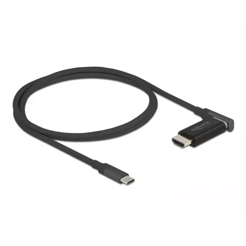 DeLOCK USB Type-C uz HDMI adaptera kabelis 4K 60 Hz magnētisks 1.20 m