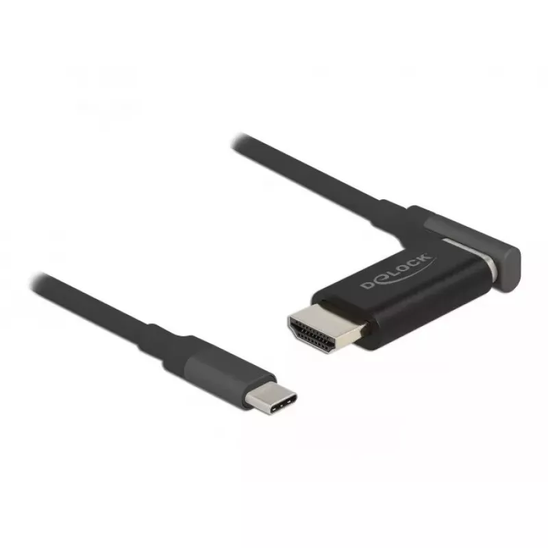 DeLOCK USB Type-C uz HDMI adaptera kabelis 4K 60 Hz magnētisks 1.20 m