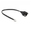 DeLOCK kabelis RJ10 spraudnis uz RJ10 ligzdu 30 cm melns
