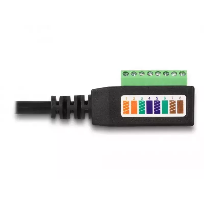 DeLOCK RJ45 kabelis Cat.5e spraudnis – spaiļu bloka adapteris 21,5 cm