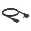 DisplayPort pagarinātāja kabelis DeLOCK 87077 1 m 8K 60 Hz leņķa
