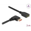 DisplayPort pagarinātāja kabelis DeLOCK 87079 3m 8K 60Hz taisnleņķa