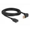 DisplayPort pagarinātāja kabelis DeLOCK 87084 3m 8K 60Hz vīrišķais 90° uz augšu uz sievišķo