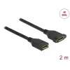 DisplayPort kabelis sievišķā-sievišķā paneļa montāža DeLOCK 87101