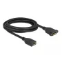DisplayPort kabelis sieviešu–sieviešu paneļa stiprinājumam DeLOCK 87103 3 m