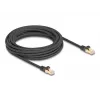 DeLOCK RJ45 tīkla kabelis Cat.6A S/FTP 7,5m melns