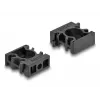 Kabeļu uzmava DeLOCK 60482 Melna 8 gab. Plastmasa 30 mm