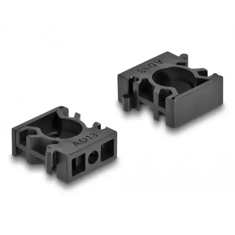 Kabeļu uzmava DeLOCK 60482 Melna 8 gab. Plastmasa 30 mm