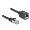 Tīkla kabelis DeLOCK 90320 RJ-45 Cat6a 1 m Melns