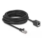 Tīkla kabelis DeLOCK 90320 RJ-45 Cat6a 1 m Melns