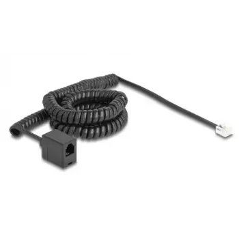 Telefona kabelis DeLOCK 90233 5 m Melns RJ-11