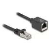 Tīkla kabelis DeLOCK 90318 RJ-45 Cat6a 5 m Melns