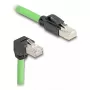 Tīkla kabelis DeLOCK 80897 RJ-45 Cat6a 5 m Melns Zaļš