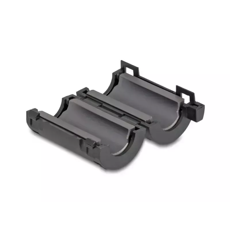 Ferīta serdeņa spaile DELOCK 80947, melna, 36×19,5×18 mm, 2 gab. iepakojumā