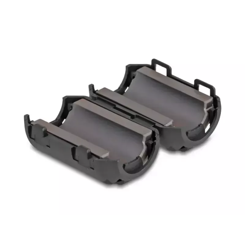 Ferīta serdes skava DELOCK 80948, melna, niķelis/plastmasa/cinks, 36×23,5×22,2 mm, 2 gab. iepakojumā