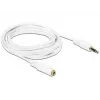 Audio kabelis 3,5 mm vīr.-siev. DeLOCK 83769 3 m balts