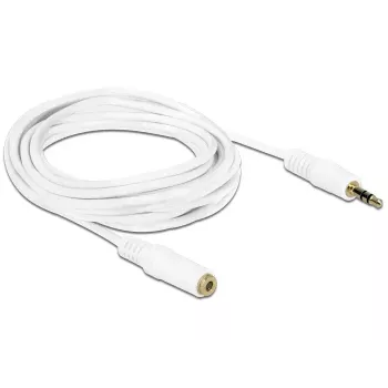 Audio kabelis 3,5 mm vīr.-siev. DeLOCK 83769 3 m balts