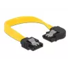 SATA kabelis DeLOCK 83957 0,1 m 7-pin melns dzeltens