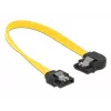 SATA kabelis DeLOCK 83958 0.2m SATA 7-pin melns dzeltens