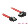 SATA kabelis DeLOCK 83962 0.2 m SATA 7-pin sarkans