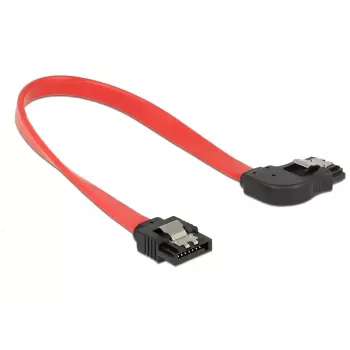 SATA kabelis DeLOCK 83967 0.2 m SATA 7-pin Melns Sarkans