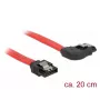 SATA kabelis DeLOCK 83967 0.2 m SATA 7-pin Melns Sarkans