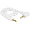 Audio kabelis DeLOCK 84736 0,5m 3,5mm Balts