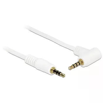 Audio kabelis DeLOCK 84736 0,5m 3,5mm Balts