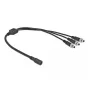DC sadalītājkabelis DeLOCK 86572 5.5 x 2.1 mm 1 x sievišķais uz 3 x vīrišķais