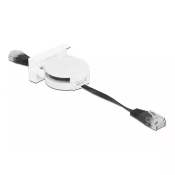 Tīkla ievelkamais kabelis DeLOCK Easy 45 Modulis RJ45 Cat.5e melns