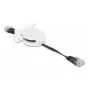 Tīkla ievelkamais kabelis DeLOCK Easy 45 Modulis RJ45 Cat.5e melns