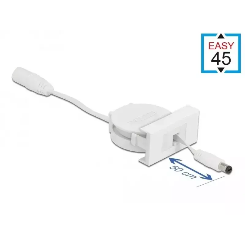 Ievelkamais strāvas kabelis DeLOCK Easy 45 modulis 81377