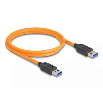 DeLOCK USB kabelis USB Type-A vīriešu uz USB Type-A vīriešu 1m 5 Gbps oranžs