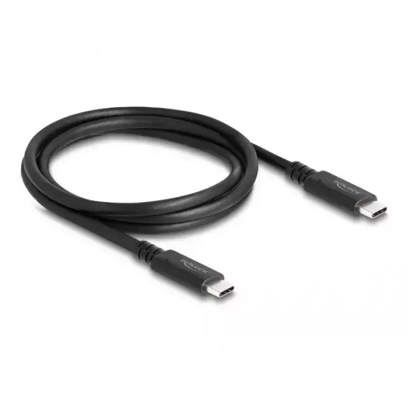 DeLOCK USB4 40 Gbps koaksiālais kabelis 1,2 m USB PD 3.1 240 W