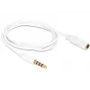 Audio kabelis DeLOCK 84717 0.5m 3.5mm Balts