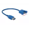 USB kabelis DeLOCK 0.25m 2xUSB3.0-A
