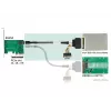 Kabelis DeLOCK 0.75m SFF-8643/U.2 SFF-8639+SATA