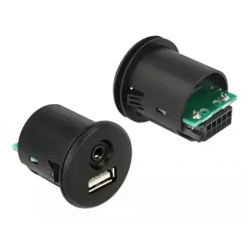 USB kabelis DeLOCK 85718 1.5 m USB A Melns