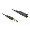 Audio kabelis DeLOCK 85938 2m 6.35mm Melns