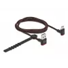 USB kabelis DeLOCK EASY-USB 2.0 Type-A vīrietis uz Type-C vīrietis leņķa 1m melns