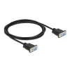 Seriālais kabelis DeLOCK 87785 melns 2m DB-9