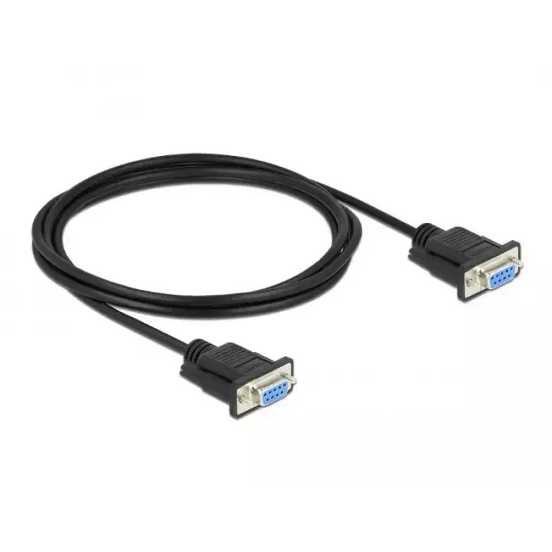 Seriālais kabelis DeLOCK 87785 melns 2m DB-9