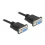 Seriālais kabelis DeLOCK 87785 melns 2m DB-9