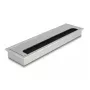 Kabeļu bukse DELOCK 66862 galdam, sudraba, 80×280×28 mm