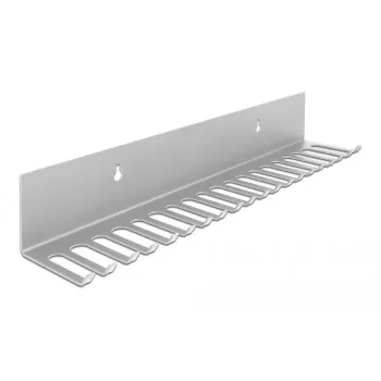 Kabeļu turētājs DeLOCK 318 x 65 mm sienas stiprinājums pelēks