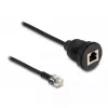DeLOCK kabelis RJ12 spraudnis uz RJ12 ligzdu 30 cm melns