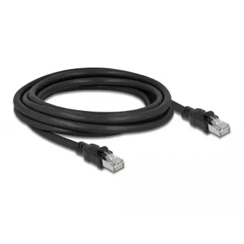 Tīkla kabelis DeLOCK RJ45 Cat.6A F/UTP 3 m Melns