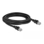 Tīkla kabelis DeLOCK RJ45 Cat.6A F/UTP 3 m Melns