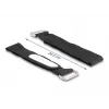 Āķa un clipas kabeļu saite DeLOCK 203x20mm melna 5 gabali