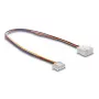 Kabeļa pagarinātājs DELOCK 90868 datora dzesēšanas sistēmām, PVC apvalks, 1,3 mm diametrs, daudzkrāsu